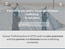 Tablet Screenshot of humantraffickingsearch.org
